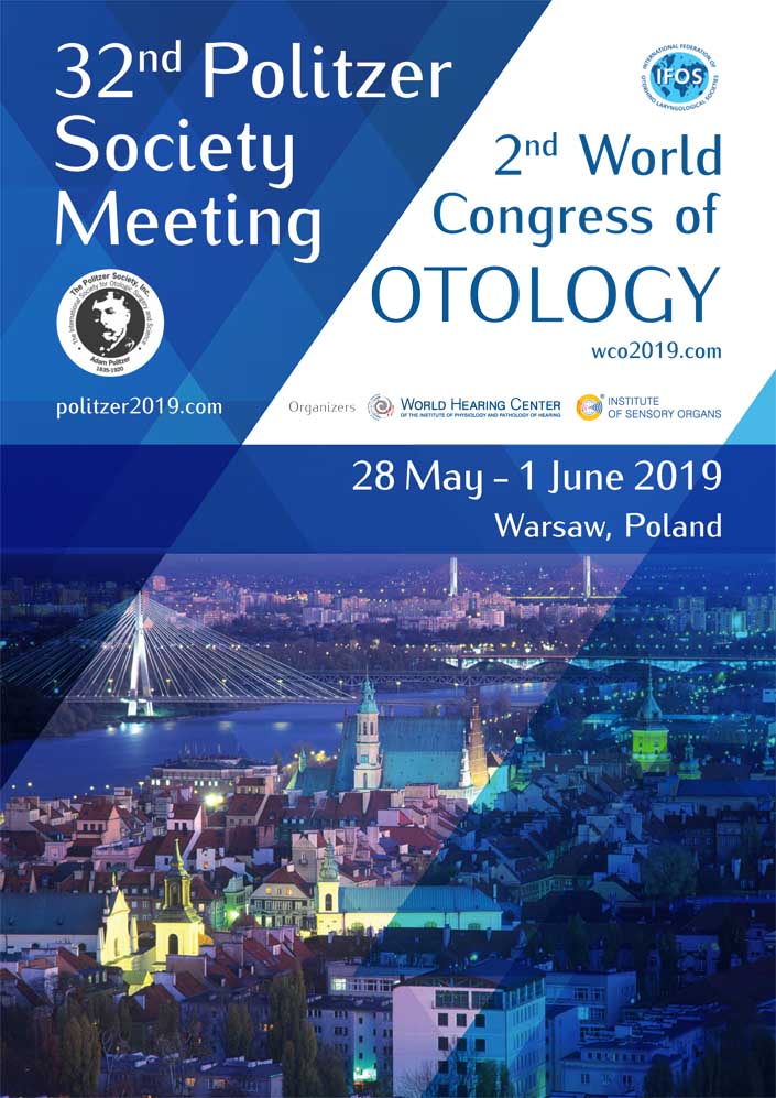 2nd World Congress of Otology, Warszawa 2019