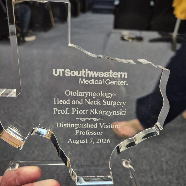 Prof. Piotr H. Skarżyński z wizytą w UT Southwestern Medical Center w Dallas, USA